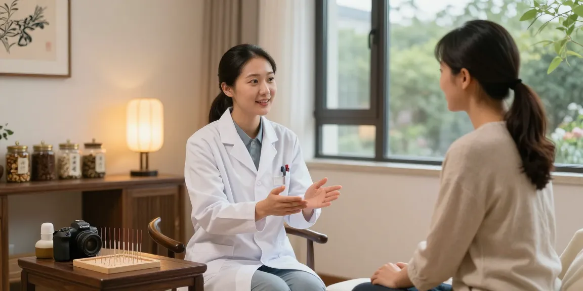 Consultation at 수원교통사고한의원, showcasing patient care and traditional healing.