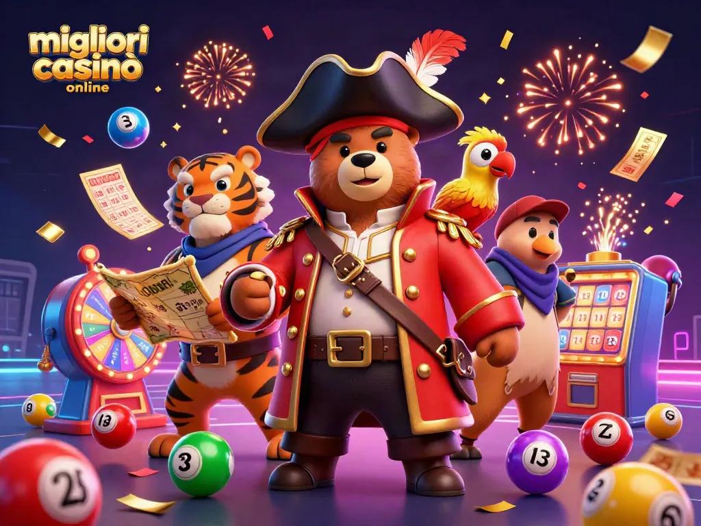 I migliori casinò online presentano una scena vivace con un alto mare di palline colorate e giochi di fortuna.
