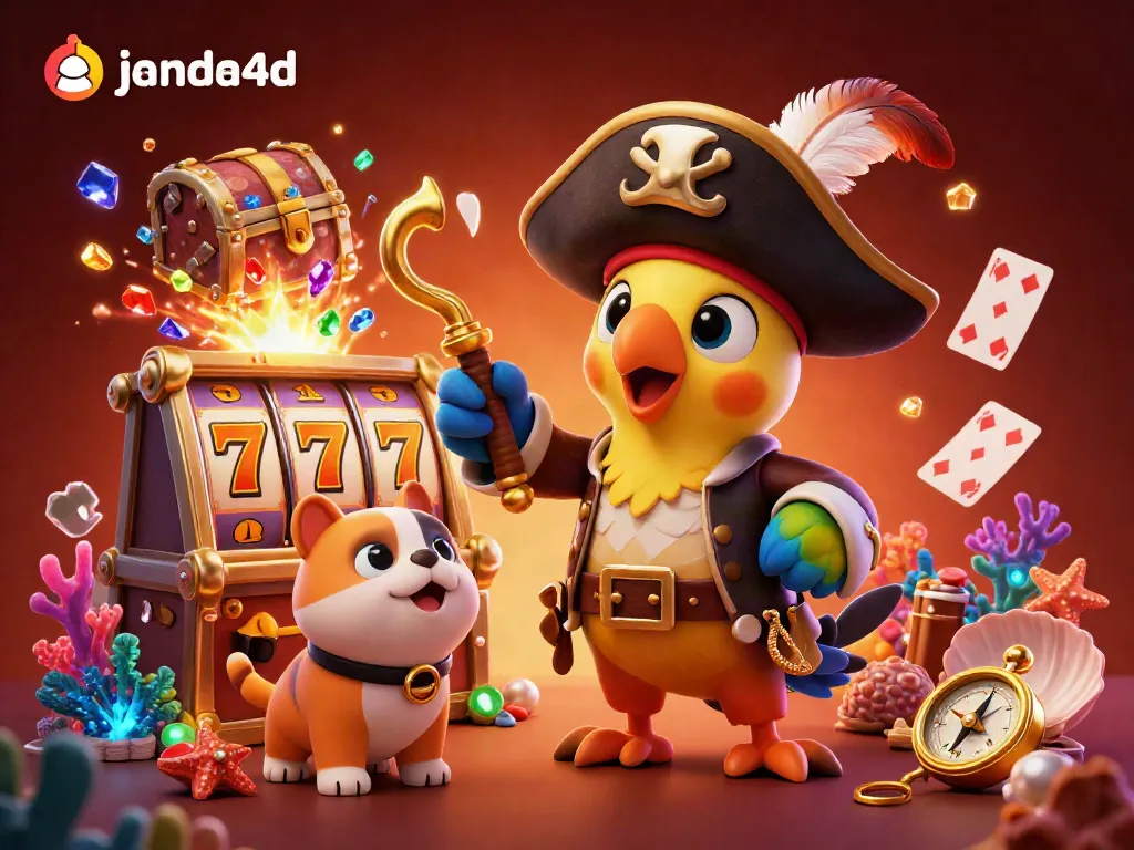 Slot dan permainan janda4d: Kapten bebek dan anjing penolong beraksi di kasino digital yang menggembirakan.