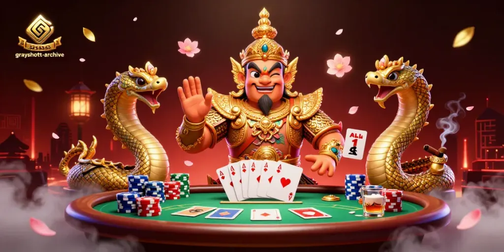 Engage in thrilling poker action at grayshott-archive with detailed guardian and mystical elements.