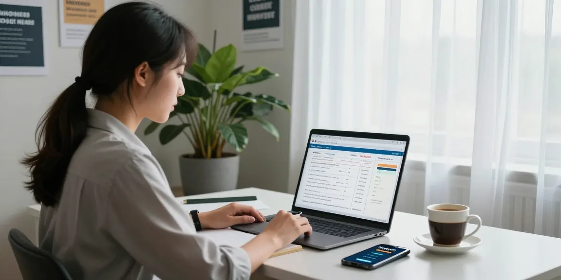 Credit Repair professional reviewing financial documents in a modern home office.