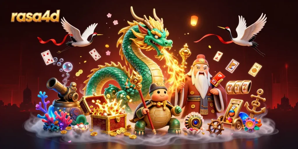 Bermain di dunia rasa4d dengan naga zamrud dan slot yang penuh harta karun