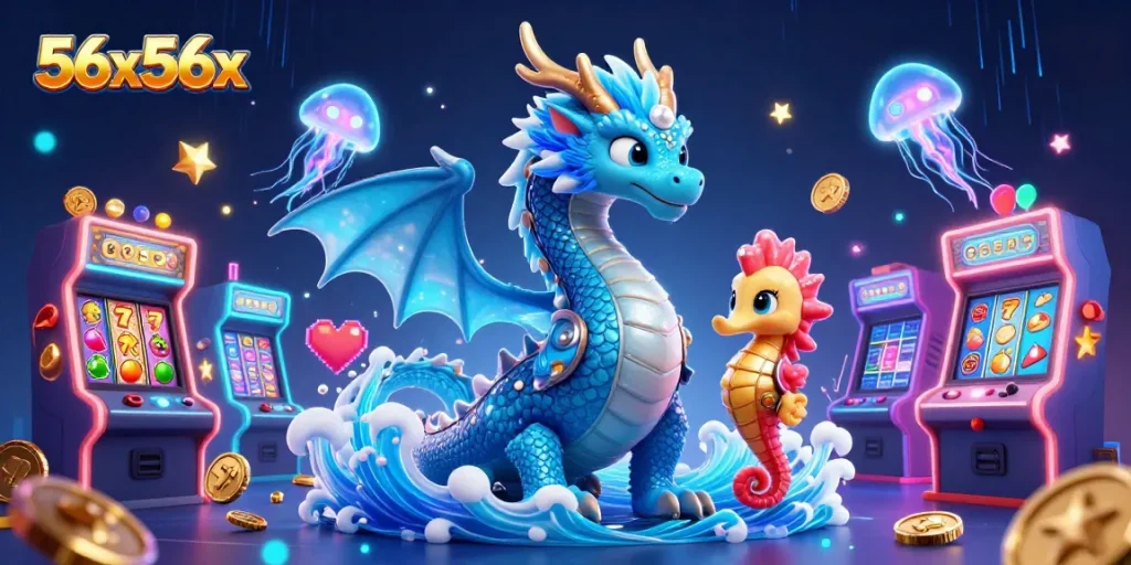 O jogo 56x56x oferece uma experiência emocionante com dragões e máquinas caça-níqueis encantadoras.